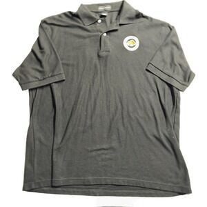 Buffalo New York Black Embroidered Polo Shirt Men's Size 2XL